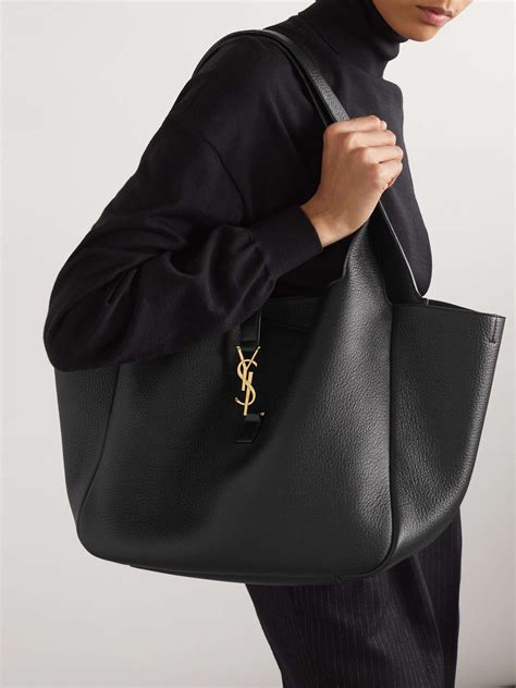 Saint Laurent Le 5 À 7 Bea Tote in Grained Leather